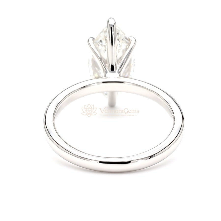 IGI Certified Lab-Created Diamond Marquise Solitaire Ring F VS)