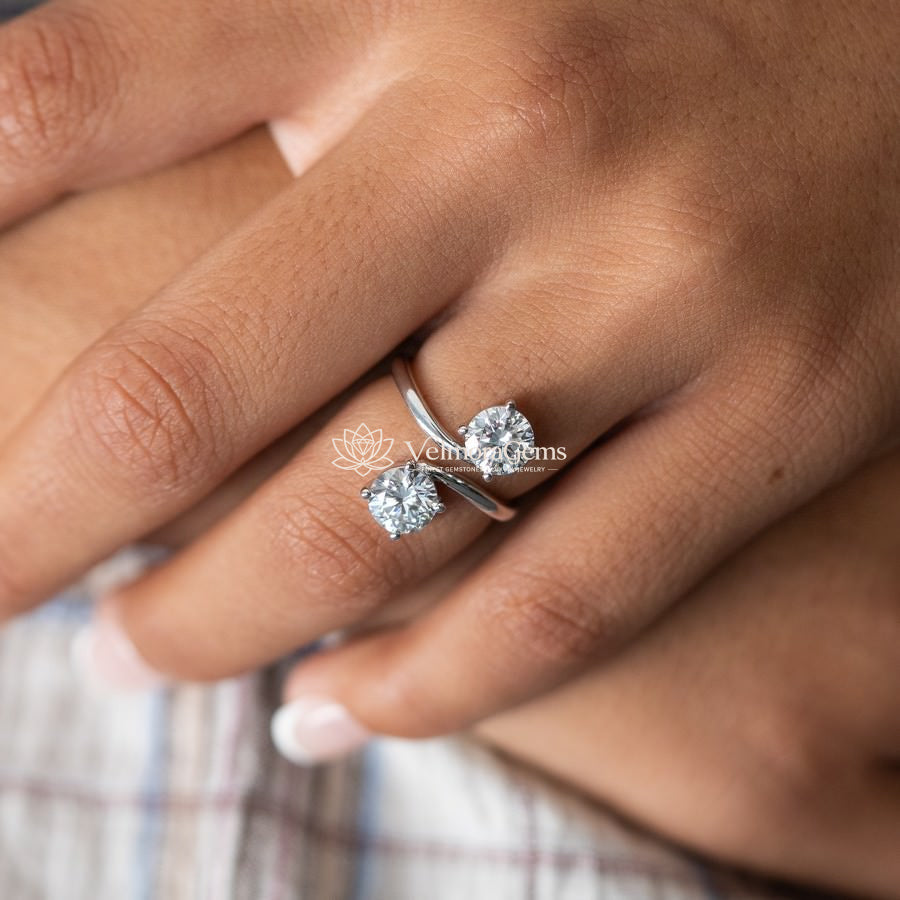 Lab-Created Diamond Duality Ring F-G SI)