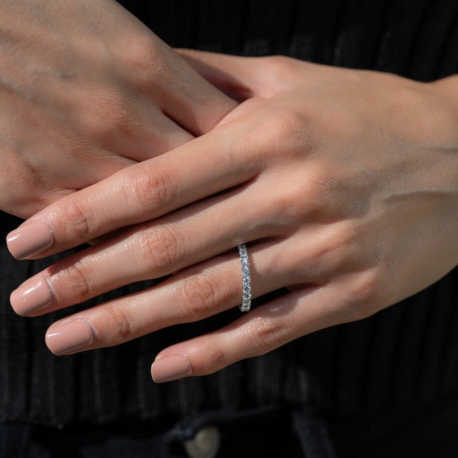 Natural Diamond Eternity Band F-G SI)