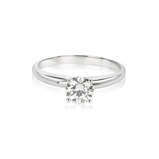 Natural Diamond Classic Solitaire Ring F-G SI)