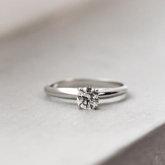 Natural Diamond Classic Solitaire Ring F-G SI)