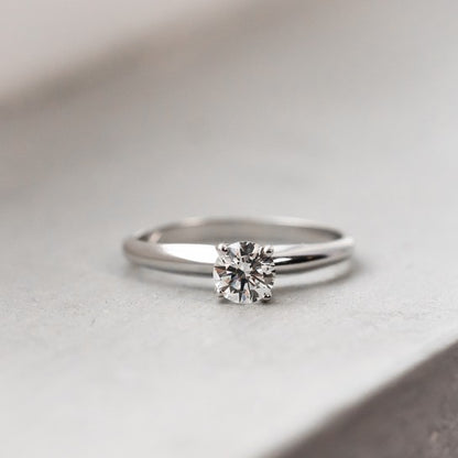 Natural Diamond Classic Solitaire Ring F-G SI)