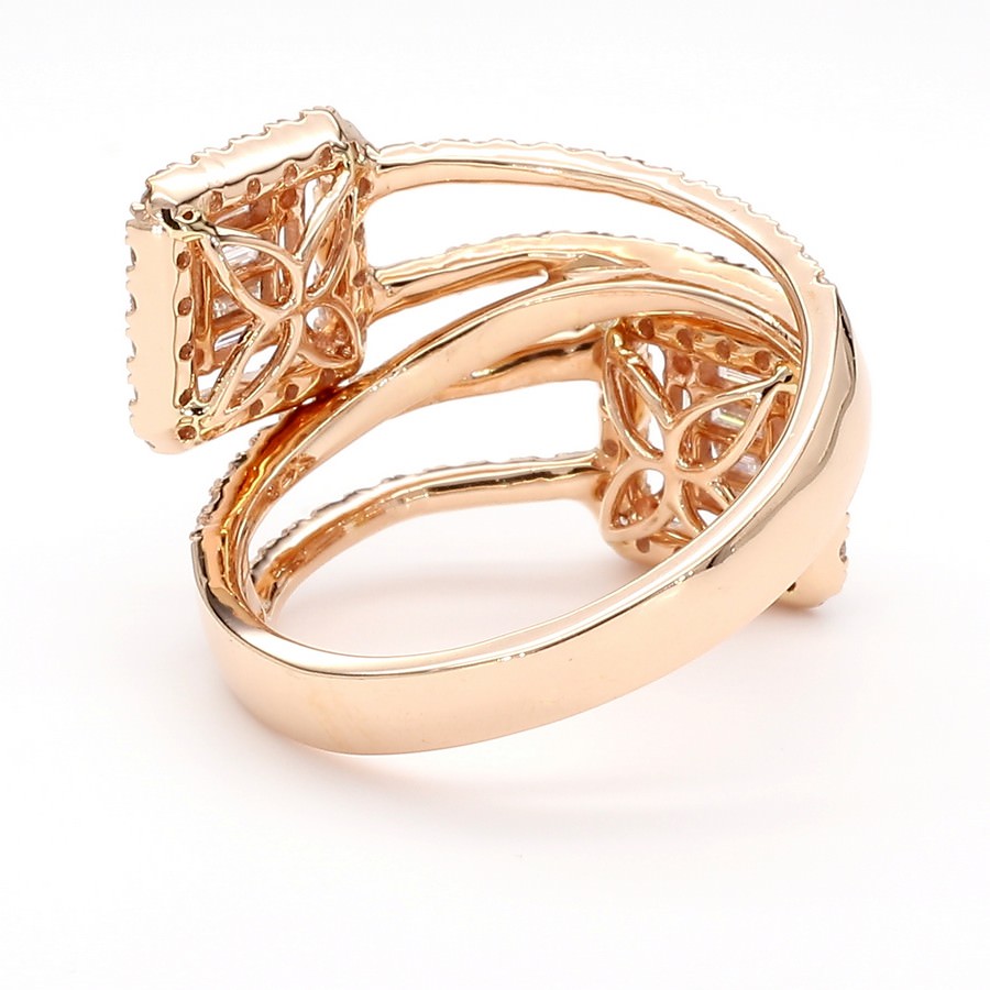 Natural Diamond Multi-Station Bypass Ring