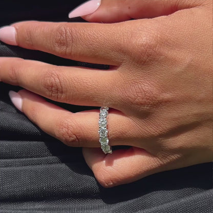 Lab-Created Diamond 7 Stone Ring F-G SI)