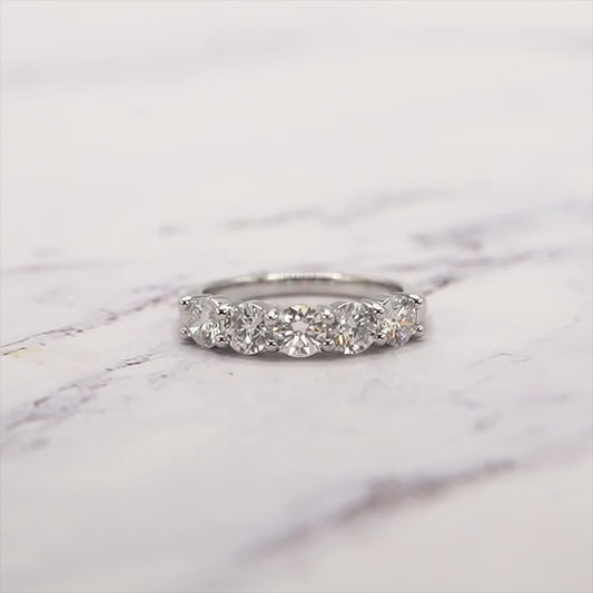 Eternal Anniversary Duo – Eternity Band & Half Eternity Channel Set Band (F-G SI)