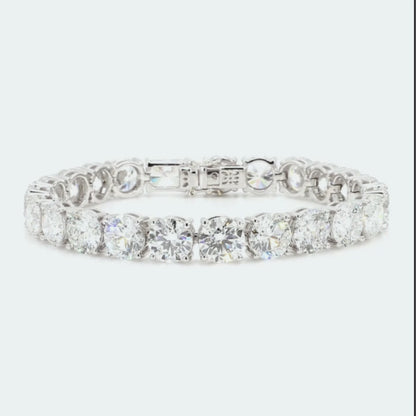 IGI Certified Lab-Created Diamond Tennis Bracelet F VS)