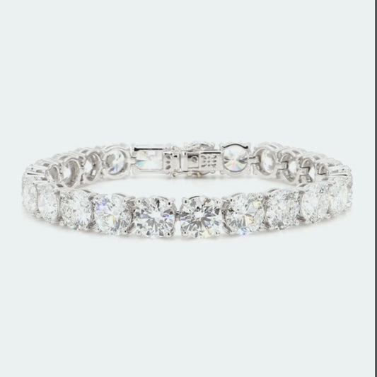 IGI Certified Lab-Created Diamond Tennis Bracelet F VS)