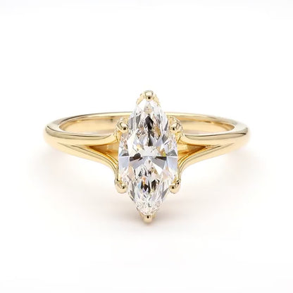 IGI Certified Lab-Created Diamond Marquise Elysian Ring F VS)