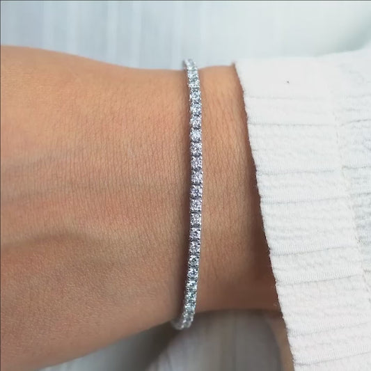 Elite Duo – IGI Certified Solitaire Ring & Tennis Bracelet (F-G SI)