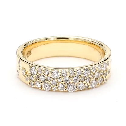 Lab-Created Diamond Pave Eternity-Style Band F-G VS)