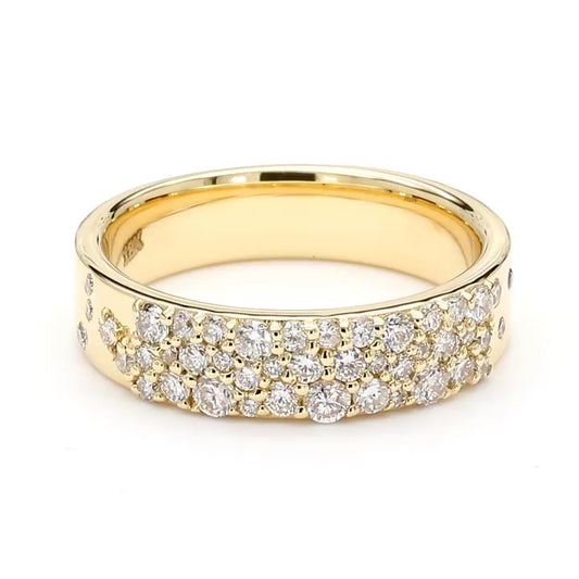Lab-Created Diamond Pave Eternity-Style Band F-G VS)