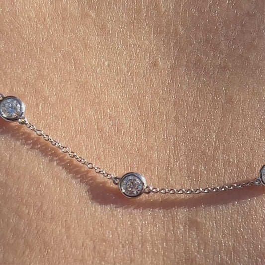 Diamonds by the Yard Necklace F-G SI)