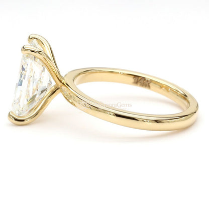 IGI Certified Lab-Created Diamond Radiant Solitaire Ring F VS)