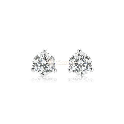 Essential Trio – Lab Diamond Matching Stud Earrings, Pendant & Solitaire Ring (F-G SI)