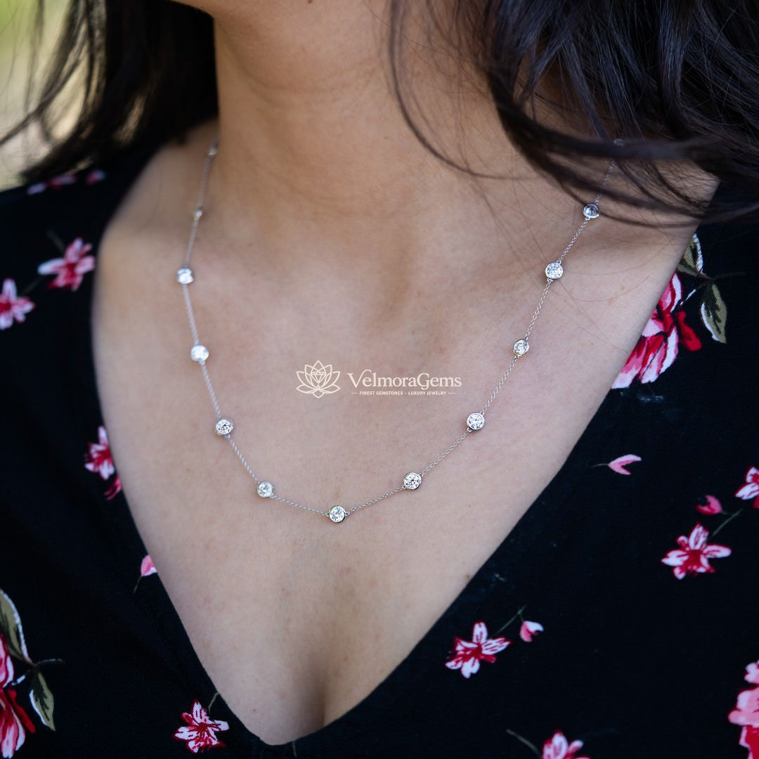 Diamonds by the Yard Necklace F-G SI)