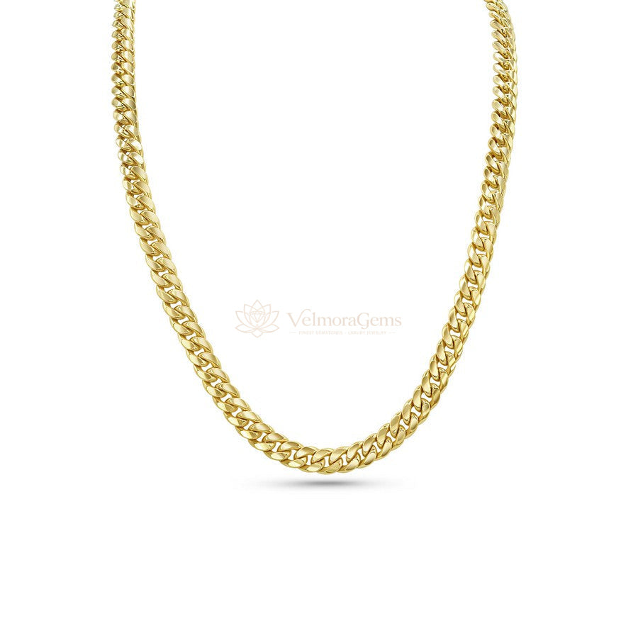 Hollow Miami Cuban Link Chain – 22 Inch