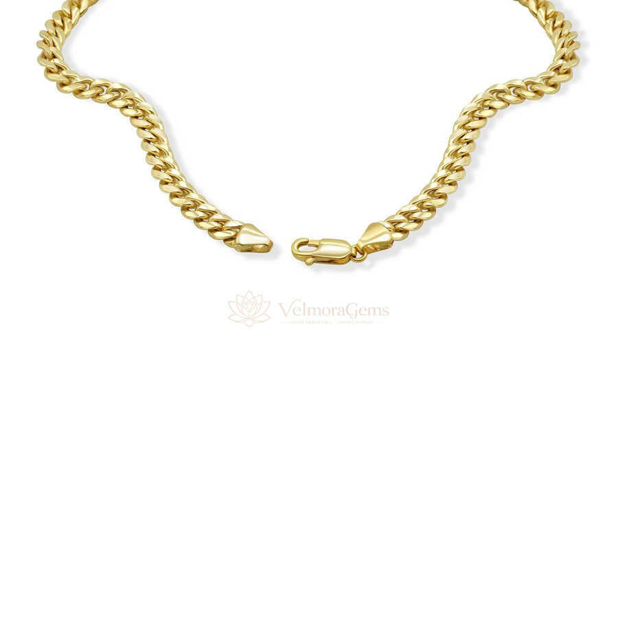 Hollow Miami Cuban Link Chain – 22 Inch