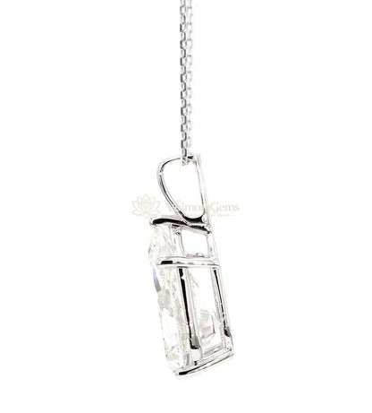 IGI Certified Lab-Created Diamond Pear Shape Solitaire Pendant F VS)
