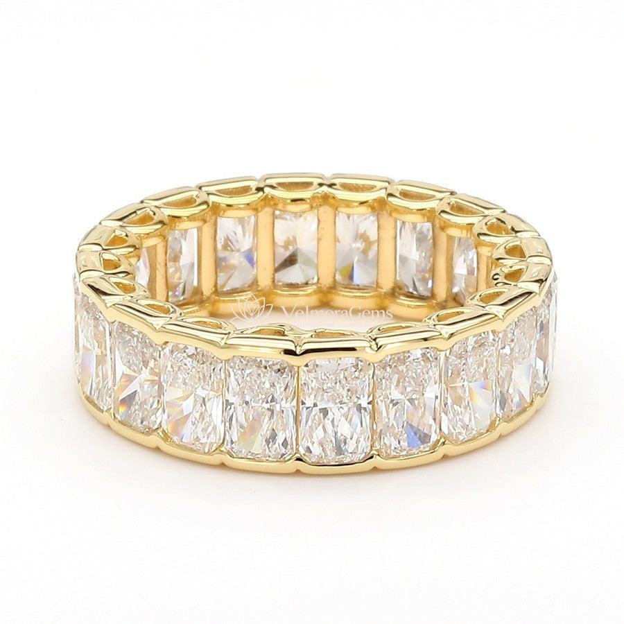 Radiant Lab-Created Diamond Bezel Eternity Band E-F VS)