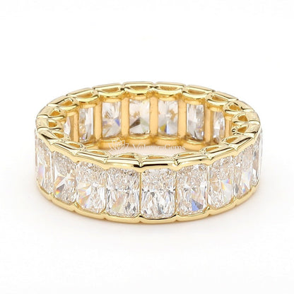 Radiant Lab-Created Diamond Bezel Eternity Band E-F VS)