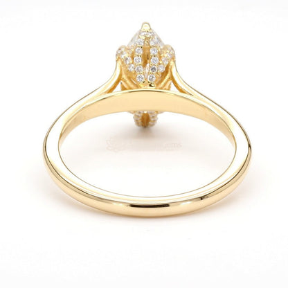 IGI Certified Lab-Created Diamond Marquise Elysian Ring F VS)