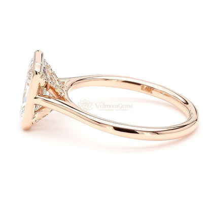 IGI Certified Lab-Created Diamond Radiant Bezel Ring F VS)