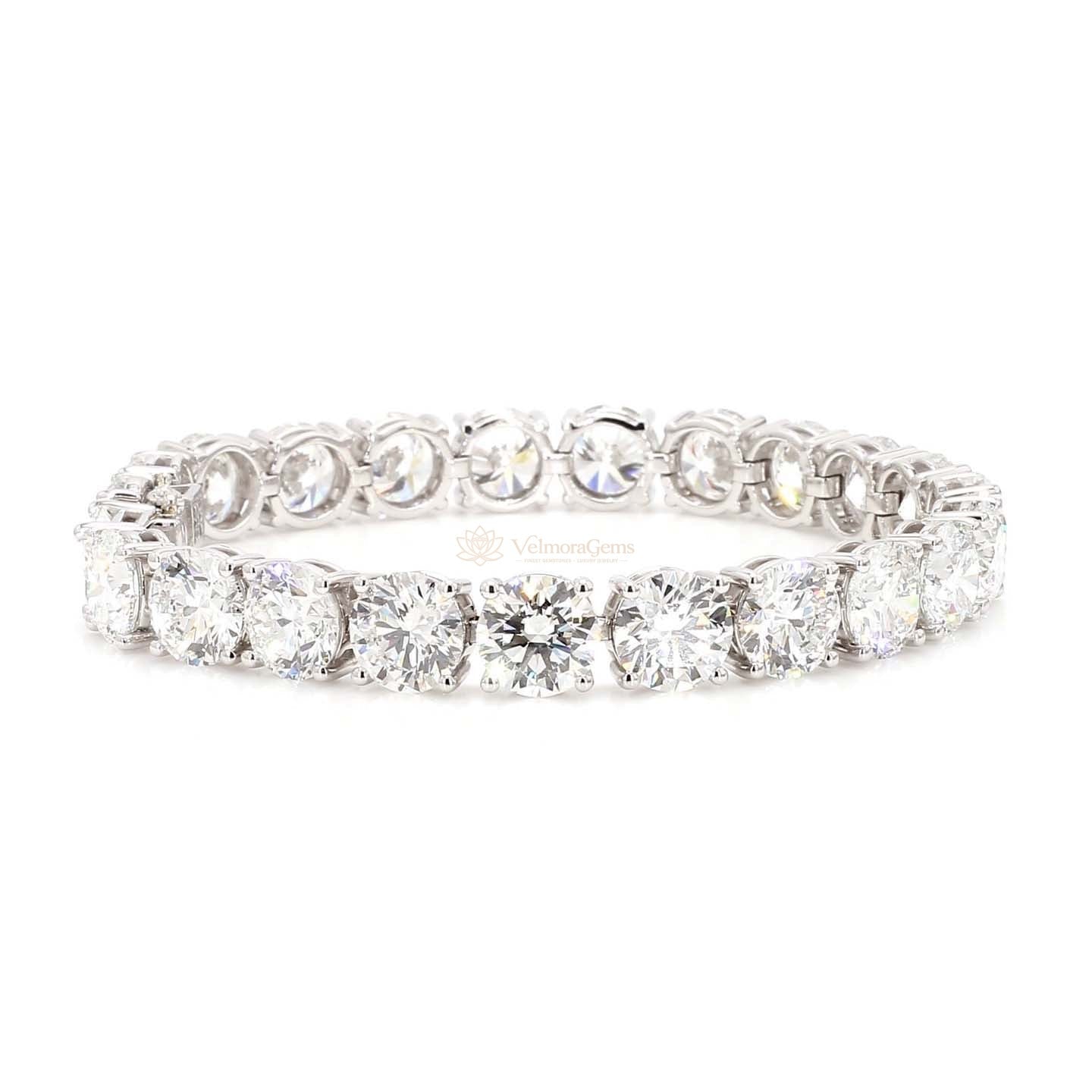 IGI Certified Lab-Created Diamond Tennis Bracelet F VS)