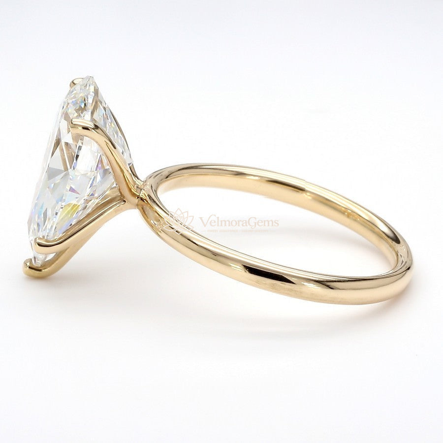 IGI Certified Lab-Created Diamond Pear Solitaire Ring F VS)
