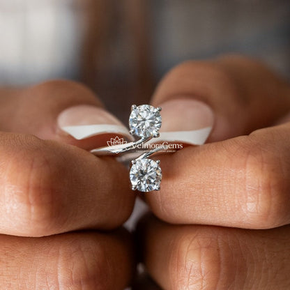 Lab-Created Diamond Duality Ring F-G SI)