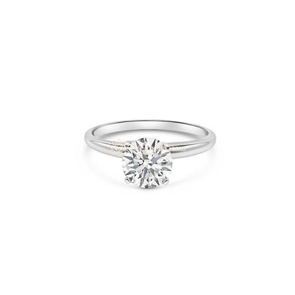 Lab-Created Diamond Classic Solitaire Ring F-G SI)
