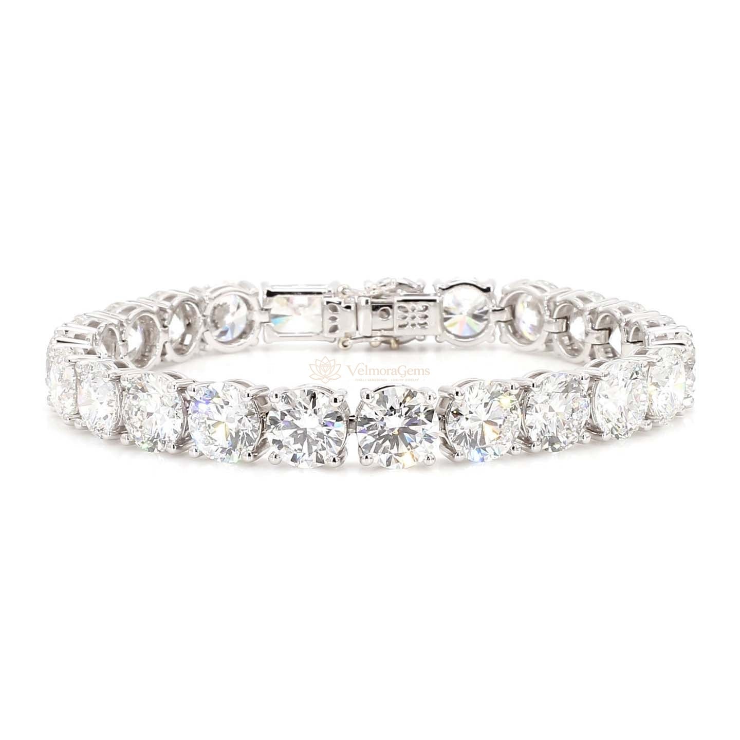 IGI Certified Lab-Created Diamond Tennis Bracelet F VS)