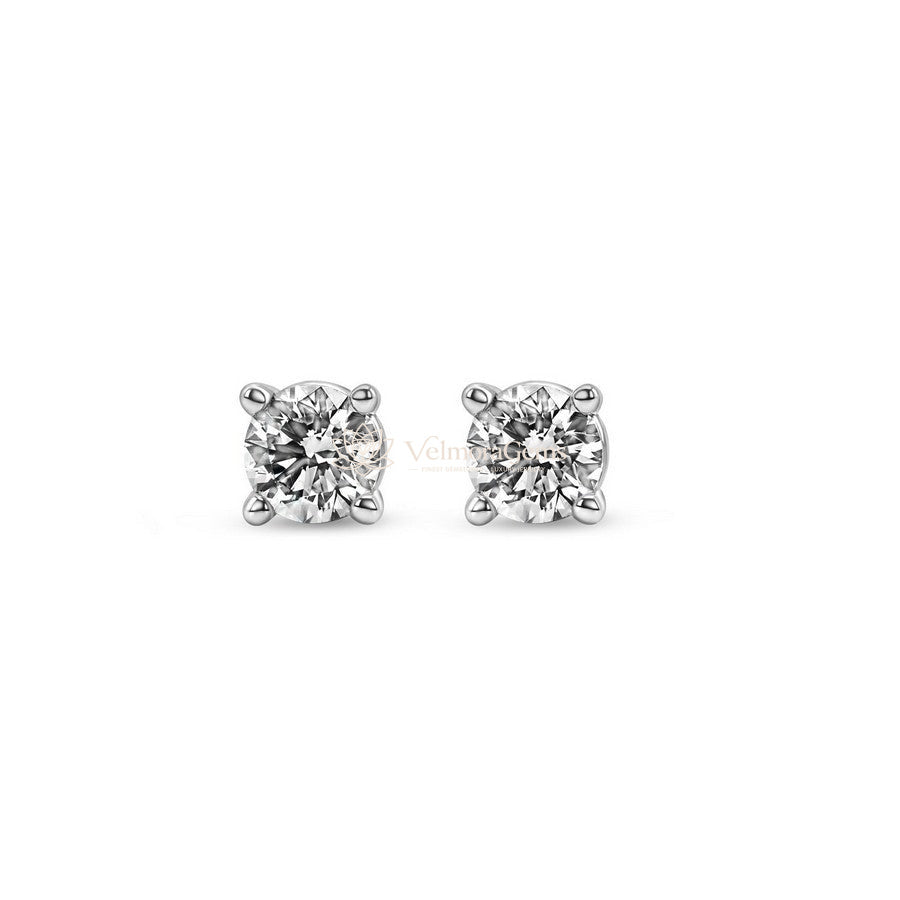 Petite Round Duo – Lab Diamond Matching Stud Earrings & Pendant (F-G SI)