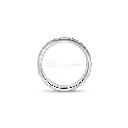Men's Natural Diamond Half Eternity Channel Set Band F-G SI)