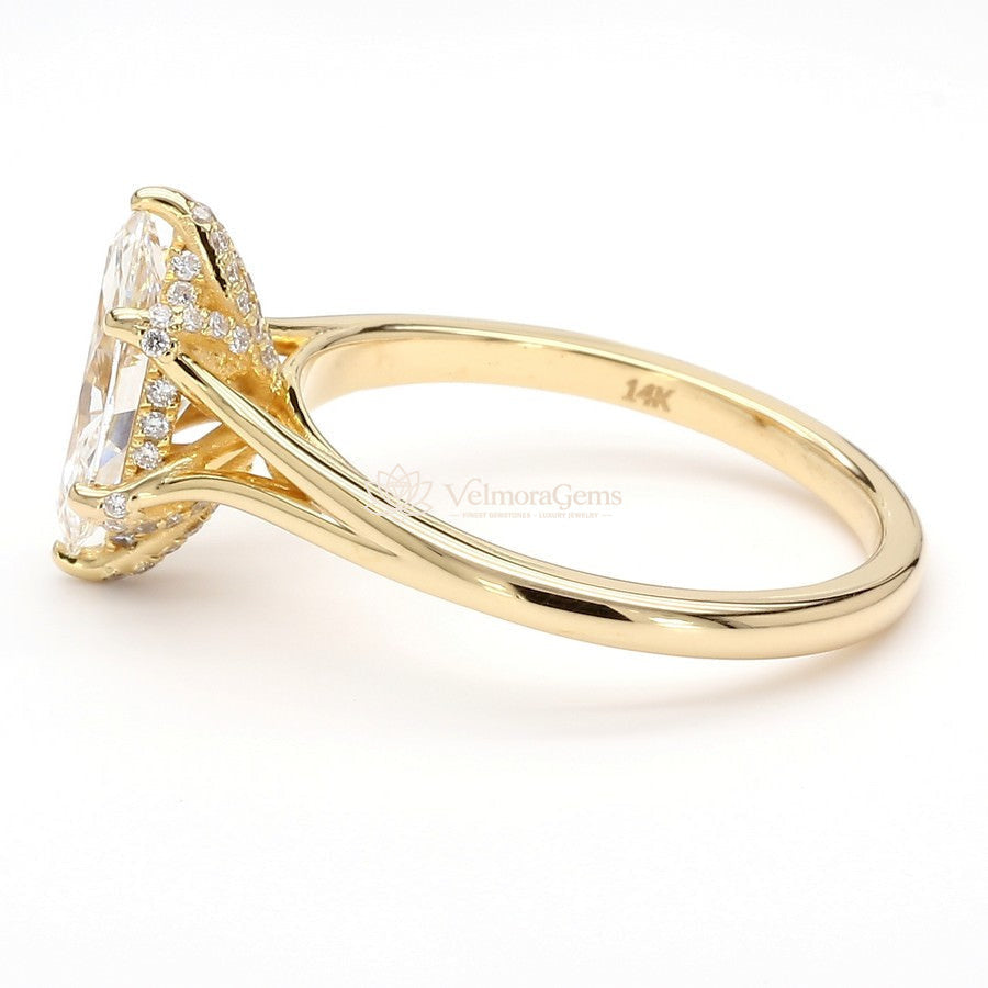 IGI Certified Lab-Created Diamond Marquise Elysian Ring F VS)