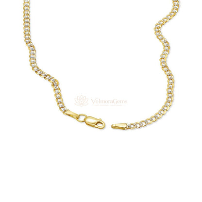 Diamond-Cut Curb Chain – 22 Inch
