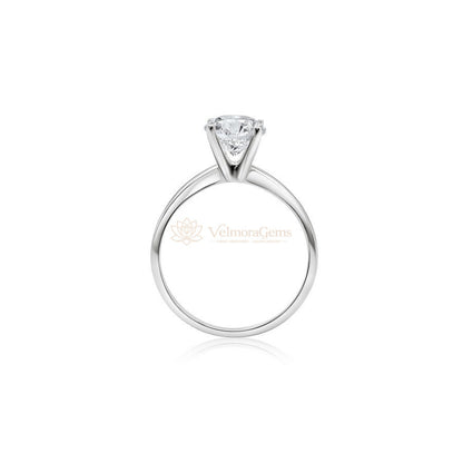 Lab-Created Diamond Classic Solitaire Ring F-G SI)