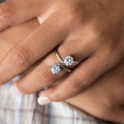 Lab-Created Diamond Duality Ring F-G SI)