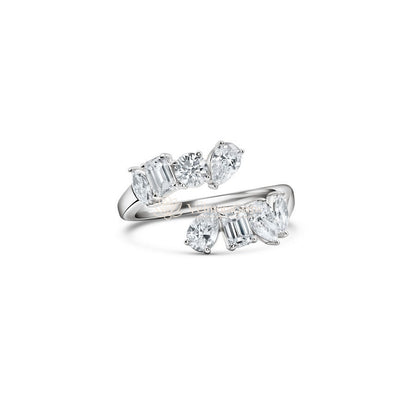 Lab-Created Diamond 8 Stone Multi-Shaped Ring F-G VS)