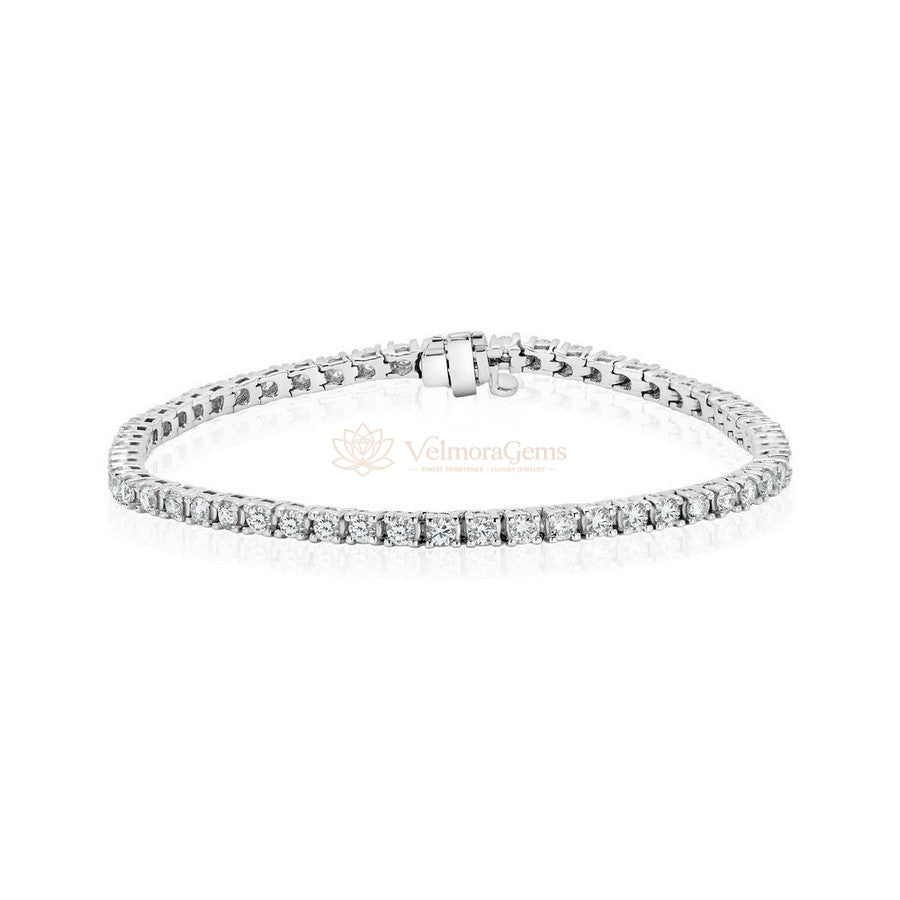 Elite Duo – IGI Certified Solitaire Ring & Tennis Bracelet (F-G SI)