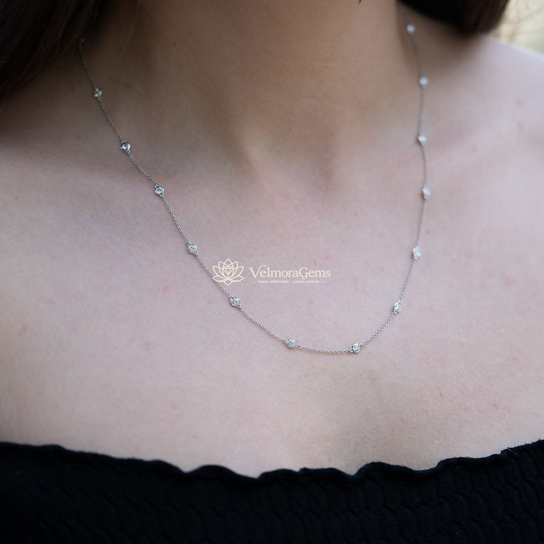 Diamonds by the Yard Necklace F-G VS)