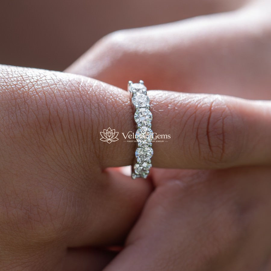 Lab-Created Diamond 7 Stone Ring F-G SI)