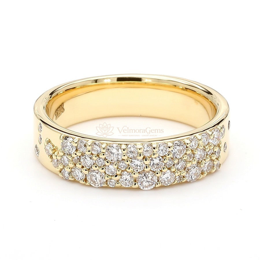 Lab-Created Diamond Pave Eternity-Style Band F-G VS)