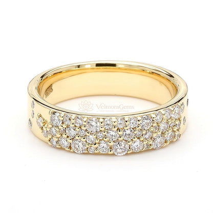 Lab-Created Diamond Pave Eternity-Style Band F-G VS)