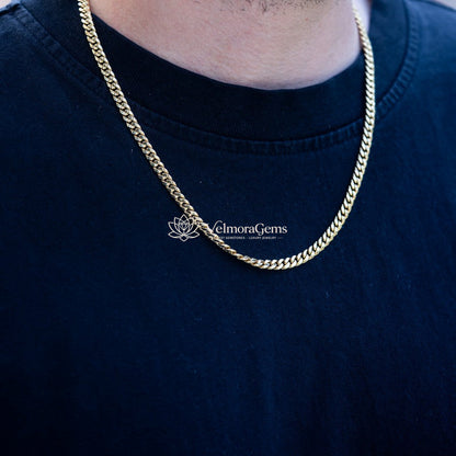 Hollow Miami Cuban Link Chain – 22 Inch