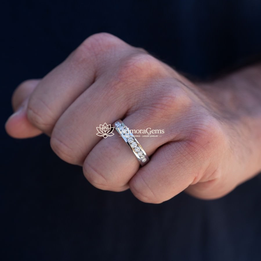 Eternal Anniversary Duo – Eternity Band & Half Eternity Channel Set Band (F-G SI)