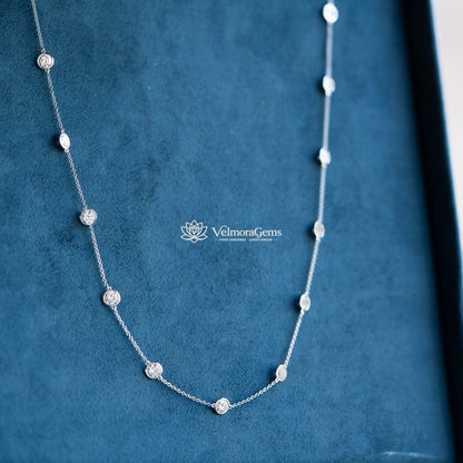 Diamonds by the Yard Necklace F-G SI)