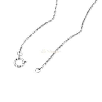 Lab-Created Diamond Bezel Pendant Necklace F-G VS)