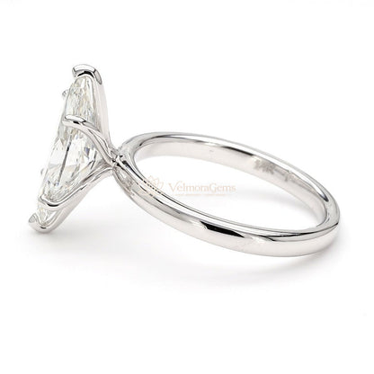 IGI Certified Lab-Created Diamond Marquise Solitaire Ring F VS)