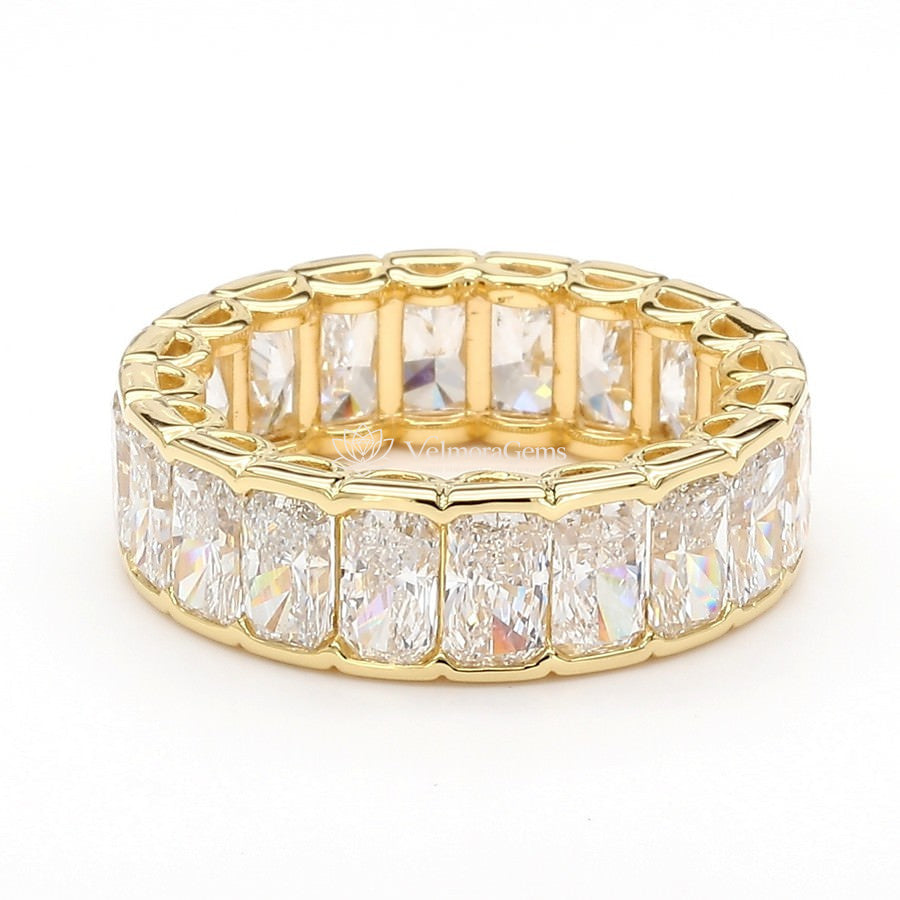 Radiant Lab-Created Diamond Bezel Eternity Band E-F VS)