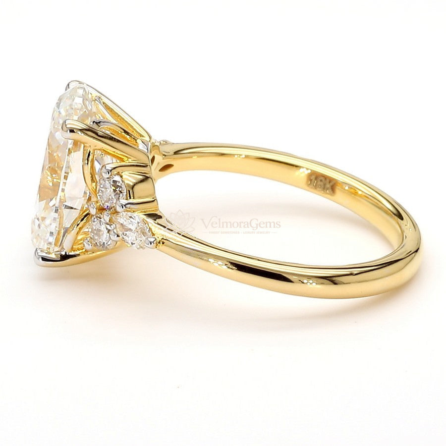 IGI Certified Lab-Created Diamond Aurelia Oval Engagement Ring F VS)